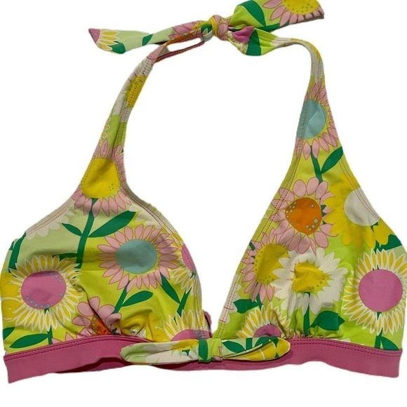 Lilly Pulitzer Other - lilly pulitzer swim top size 6 Pink Floral Bikini